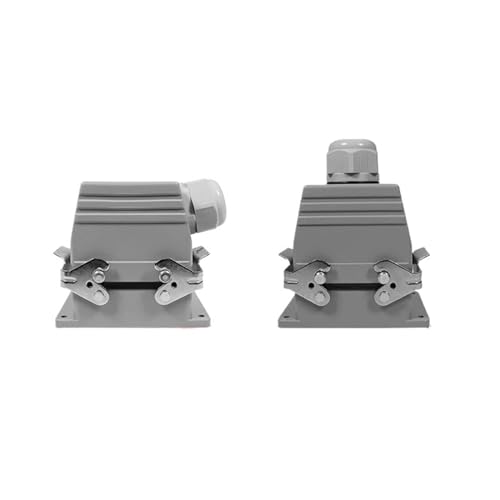 CHFYIJYHM 1 stücke Heavy-Duty Stecker 35A Amp Hohe Strom HDC-HSB-4 Pole 6 Pin 12 Loch Industrielle Luftfahrt Rechteckigen Stecker(HSB-12-core top Out) von CHFYIJYHM
