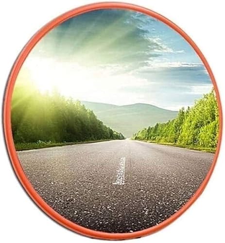 CHFYIJYHM Indoor and Outdoor Shopping Mall Anti-Theft Safety Mirrors, Traffic Curved Concave Mirrors, 180° Blind Spot Mirrors (45 cm) von CHFYIJYHM