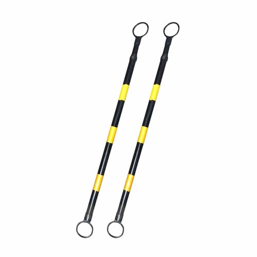 CHFYIJYHM PVC-Teleskop-Pleuelstange, rot-weißer Leitkegel, Pleuelkegel, reflektierende Warnung, gelb-Schwarze Verbindungsisolationsstange(Style 1,20pcs) von CHFYIJYHM