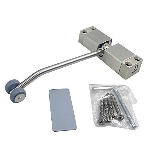 CHFYIJYHM Türschließer, automatischer Türschließer, Türschließer, Feder, automatisch montierte Türstopper, verstellbarer Oberflächen-Türschließer(Ivory) von CHFYIJYHM