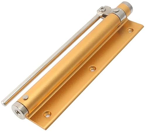CHFYIJYHM Türschließer Automatischer Federtürschließer, Puffer-Türschließvorrichtung, Geräuschreduzierung, Kollisionsreduzierung, maximale Tragfähigkeit 35 kg(Gold) von CHFYIJYHM