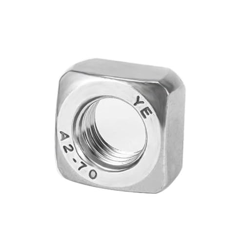 304 Edelstahl Quadratmutter Sortiment Kit Muttern(50pcs-m8) von CHGAUOPN