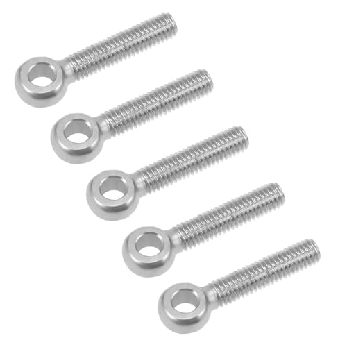 Bolzen, Augenschraube 5 Stück Edelstahl-Schulter-Hebeösen for Maschinen, M12-metrisches Gewinde, geeignet for Befestigungselemente, von CHGAUOPN