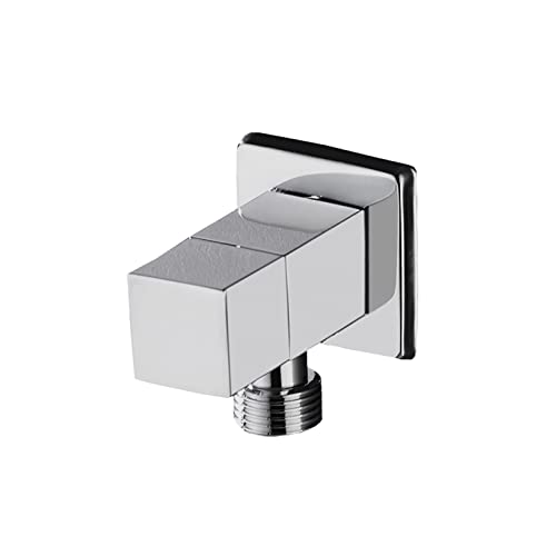 Eckventil 1/2 x 1/2, Absperrventil for Badezimmerwaschbecken 1/2, Eckventil aus Messing, Wasserhahnventile for Badezimmerwaschbecken, for Waschbecken, Schwarz B (Farbe: Schwarz B)(Black B) von CHGAUOPN