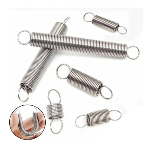 Feder,kleine Feder,Torsionsfeder， Metallfedern, 10 Stück, 304 Edelstahl, zylindrische Spiralfeder, Rückzug, Spannschraubenfeder, 0,3 mm(35mm) von CHGAUOPN