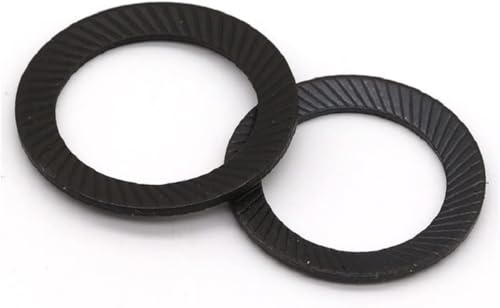 Schloss-Scheiben, Stern-Scheiben Doppelseitige Zahnspüler Anti-Rutsch Dichtung Selbstsperrende Schloss Wascher(M8 20pcs) von CHGAUOPN