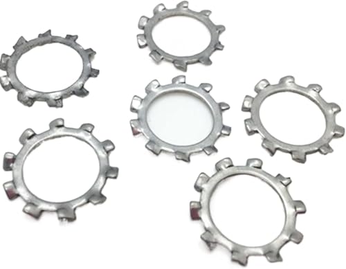 Schloss-Scheiben, Stern-Scheiben Edelstahl Anti-Slide Wascher Externe Zähne Schloss Wascher(M10) von CHGAUOPN