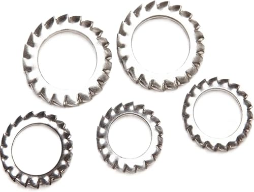 Schloss-Scheiben, Stern-Scheiben Edelstahl Externe Zahnsperre Dichtung Wasche(M10 20PCS) von CHGAUOPN