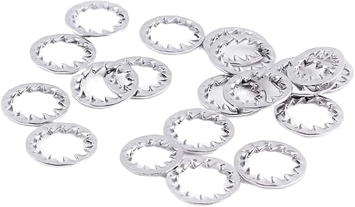 Schloss-Scheiben, Stern-Scheiben Edelstahl Innenverzahnte Verzahnung Schloss Waschmaschine Dichtung(50pcs M8) von CHGAUOPN