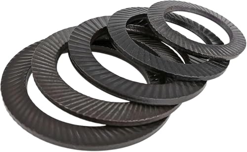 Schloss Scheiben Selbstsperrende Scheiben Doppelseiten Verzahnt(5pcs,M18) von CHGAUOPN