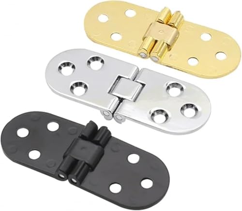 Schranktürscharnier, Möbelbeschläge, Klappscharniere, selbsttragendes Klapptisch-Schranktürscharnier, flächenbündig montierte Scharniere for Küchenmöbel, Gold(Black) von CHGAUOPN