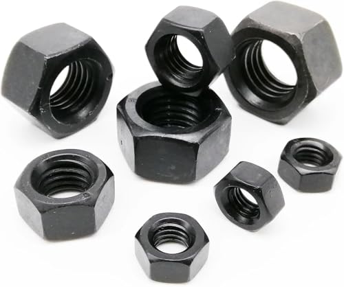 Sechskantmuttern, Hardware-Muttern 1/10/20/50 Stück schwarze Sechskantmutter M1.4 M1.6 M2 M2.5 M3 M3.5 M4 M5 M6 M8 M10 M12 M14 M16 M18 M20 M24 Sechskantmuttern, Hardware-Muttern 1/10/20/50 Stück schwarze Sechskantmutter M1.4 M1.6 M2 M2.5 M3 M3.5 M4 M5 M6 M8 M10 M12 M14 M16 M18 M20 M24 von CHGAUOPN