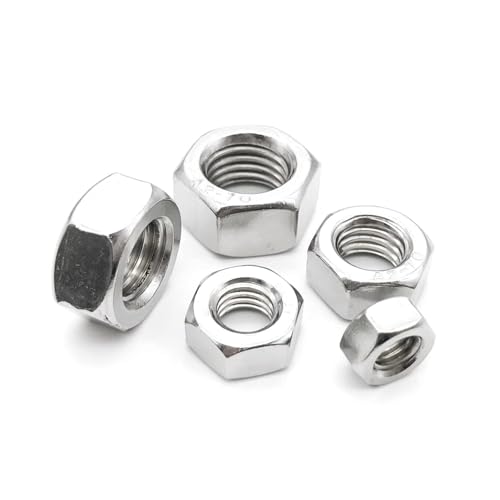 Sechskantmuttern, Hardware-Muttern 10/20/50/100 Stück M1 M1.2 M1.4 M1.6 M2 M2.5 M3 M3.5 M4 M5 M6 M8 Sechskantmutter aus 304 Edelstahl Sechskantmuttern, Hardware-Muttern 10/20/50/100 Stück M1 M1.2 M1.4 M1.6 M2 M2.5 M3 M3.5 M4 M5 M6 M8 Sechskantmutter aus 304 Edelstahl von CHGAUOPN