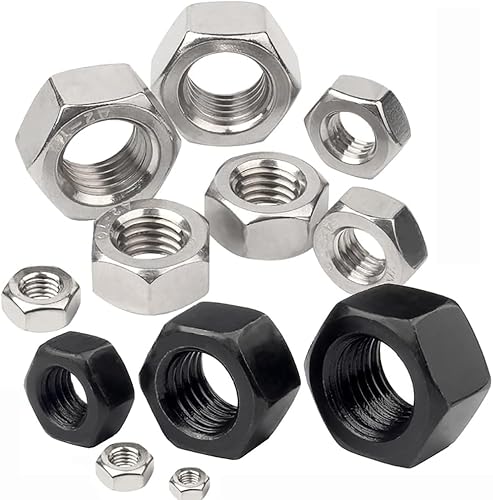 Sechskantmuttern, Hardware-Muttern 50 stücke M1 M1.2 M1.4 M1.6 M2 M2.5 M3 M3.5 M4 M5 304 Edelstahl/Schwarz Carbon Stahl Hex Hexagon Mutter Sechskantmuttern, Hardware-Muttern 50 stücke M1 M1.2 M1.4 M1.6 M2 M2.5 M3 M3.5 M4 M5 304 Edelstahl/Schwarz Carbon Stahl Hex Hexagon Mutter von CHGAUOPN