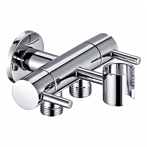 Toilettenwasserventil, Wasserventil Messing-Umschaltventil, Ein-Ein-Zwei-Aus-Wassereckventile, Wasserabscheider, Duschkopfadapter mit Halterung for Badezimmerzubehör, 1 Stück Toilettenwasserventil, Wasserventil Messing-Umschaltventil, Ein-Ein-Zwei-Aus-Wassereckventile, Wasserabscheider, Duschkopfadapter mit Halterung for Badezimmerzubehör, 1 Stück von CHGAUOPN