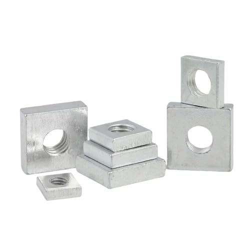 quadratische Muttern, Schrauben und Muttern Dünne Vierkantmuttern, dünner Vierkant-Gleitblock von CHGAUOPN