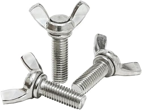 quadratische Muttern, Schrauben und Muttern Flügelmuttern Menge Flügelschrauben Hand Straffen Flügelkopf Daumen Schrauben quadratische Muttern, Schrauben und Muttern Flügelmuttern Menge Flügelschrauben Hand Straffen Flügelkopf Daumen Schrauben von CHGAUOPN