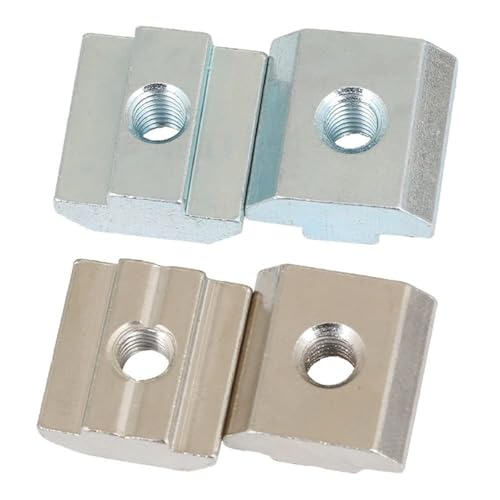 quadratische Muttern, Schrauben und Muttern T-Block Quadratmutter T-Track Schiebehammermutter verzinkter Kohlenstoffstahl von CHGAUOPN