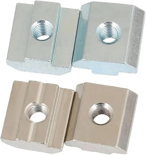 quadratische Muttern, Schrauben und Muttern T-Block Quadratmutter T-Track Schiebehammermutter verzinkter Kohlenstoffstahl von CHGAUOPN