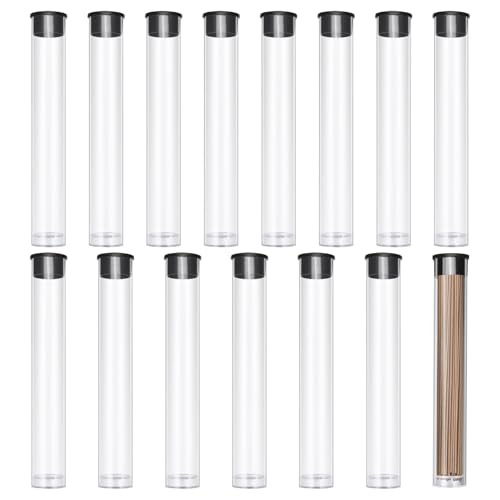 CHGCRAFT 15 Stück Klares Reagenzgläser mit Schwarzem Deckel Transparente Reagenzgläser Kunststoff Clear Storage Holder Clear Bead Containers für Store Räucherstäbchen Perlen 4,8 Zoll CHGCRAFT 15 Stück Klares Reagenzgläser mit Schwarzem Deckel Transparente Reagenzgläser Kunststoff Clear Storage Holder Clear Bead Containers für Store Räucherstäbchen Perlen 4,8 Zoll von CHGCRAFT