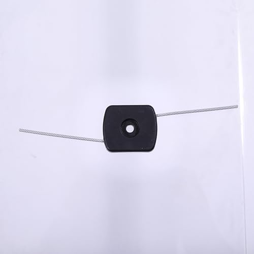 CHGCRAFT 24 Stück Aufsätze für Rasentrimmer Klinge Fadenschneiderkopf mit Stahldraht Unkrautvernichterkopf Ersatzteil für Rasentrimmer mit 5 mm/Zoll Loch, 2 Stahlseile von CHGCRAFT