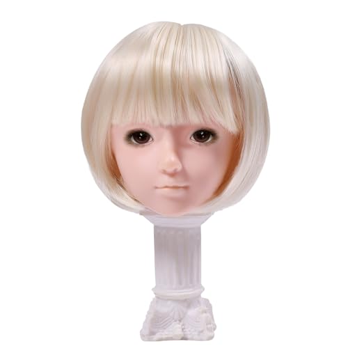CHGCRAFT Puppenperücke Schulterlang Innenfutter aus Netzstoff Gerader Pony Einfach zu stylende Puppenperücke für DIY, Gold CHGCRAFT Puppenperücke Schulterlang Innenfutter aus Netzstoff Gerader Pony Einfach zu stylende Puppenperücke für DIY, Gold von CHGCRAFT