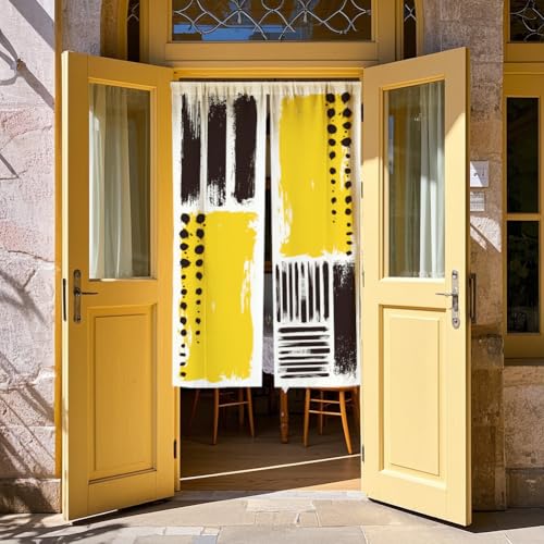 CHGCRAFT Tinte Malerei Tür Vorhang Bohemia Türöffnung Vorhang Raumteiler Vorhänge Japanisch Vorhang für Home Restaurant Tür Dekor, 85×150 cm von CHGCRAFT