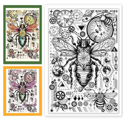 CHGCRAFT Transparente Bienenmotiv Stempel - Silikonstempel für Karten & Bastelprojekte CHGCRAFT Transparente Bienenmotiv Stempel - Silikonstempel für Karten & Bastelprojekte von CHGCRAFT