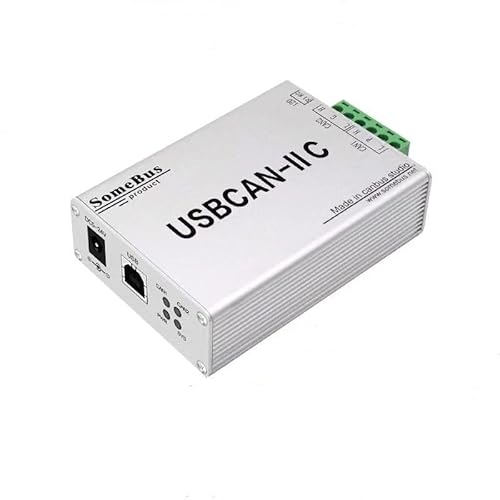 USB-zu-CAN-Modul USBCAN-II C-Bus-Analysator USB-CAN-Karte Neues Energiefahrzeug CAN-Debugging(C Silver) von CHGUI