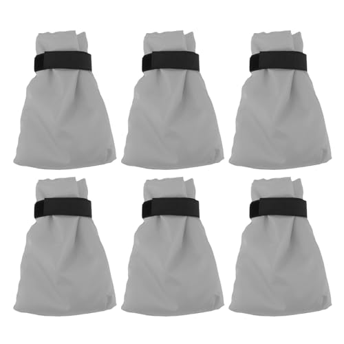 6pcs, verdickte, wasserdichte Wasserhahnabdeckungen für den Winter Außenhahn ZE & Frostschutz (Grau) von CHHELIHL