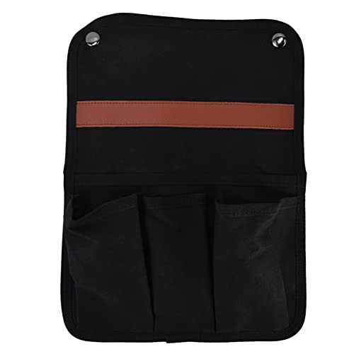 Aufbewahrungsbeutel tragbares leichte Seite Multifunktional Stuhl Armlehre Aufbewahrungsbeutel für Camping -Picknick im Freien (Schwarz) von CHHELIHL