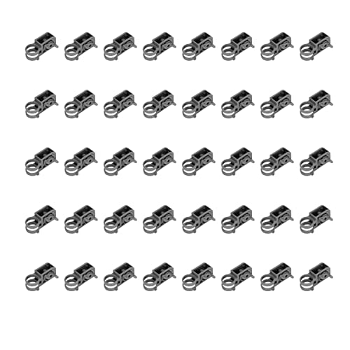 Für 40pcs für elektrischen Zaunisolatorsstraffung, festes Fixieren, Korrosionsbeständigkeit, Röhrchen -Post -Isolator -Spanner (Schwarz) von CHHELIHL