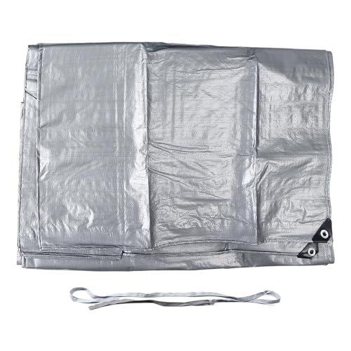 Poly, doppel Silber Dicke wasserdichte Tarp-Abdeckung, wärme isolierender Sonnenschutz Fester Reißen fest, 13,12 ft Breite 19,69 ft Länge, Mehrzweck nutzung von CHHELIHL