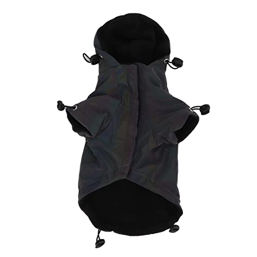 Reflektierende verstellbare Winddichte Hundeschicht für kleine und mittlere Hunde bei kaltem Wetter (XL) von CHHELIHL