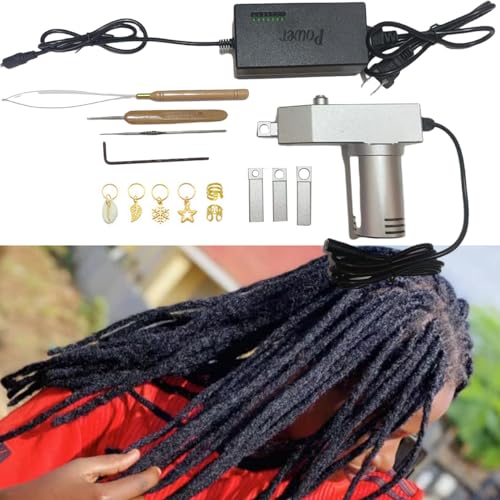 CHHMAELOVE Neue verbesserte tragbare Dreadlocks-Maker-Dreadlock-Maschine mit 6/8/10 mm geflochtenen Löchern, kann direkt am Kopf oder zum Flechten von Kunsthaar verwendet Werden von CHHMAELOVE