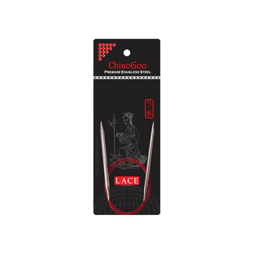 ChiaoGoo RED Lace circular needle 40cm 10.00mm - 1pc von chiaogoo