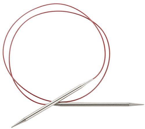 CHIAOGOO Circular Knitting Needle, Sonstige, Silver, Red, 1.27 x 7.62 x 22.86 cm von chiaogoo