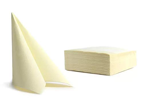 50 Servietten Softpoint 38x38cm creme von CHIC