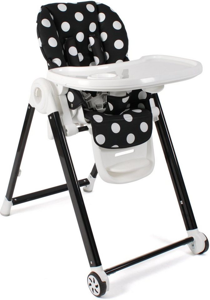 CHIC4BABY Hochstuhl Aro, Dots black von CHIC4BABY