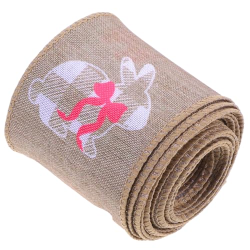 CHICAMPERA 1rolle Osterband Drahtrand Dekoratives Schleifenband Breit Yards Vielseitig Für Bastelarbeiten Geschenkverpackung Festtagsdekoration Einfach Zu Formen von CHICAMPERA