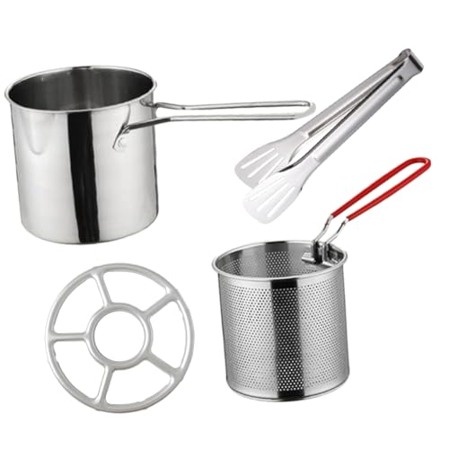 CHICAMPERA Fritteuse mit Frittierkorb 304 Hitzebeständig für Pommes und Snacks Vielseitig Einsetzbar CHICAMPERA Fritteuse mit Frittierkorb 304 Hitzebeständig für Pommes und Snacks Vielseitig Einsetzbar von CHICAMPERA