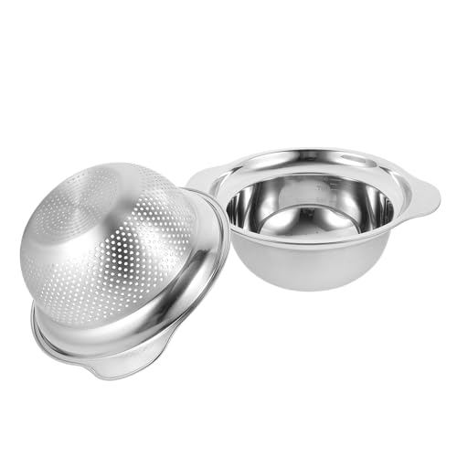 CHICAMPERA Multifunktionaler Sieb mit Rührschüssel Abtropfkorb für Obst und Gemüse Spülmaschinenfest für Haushalt und Küche von CHICAMPERA