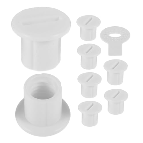 CHICAMPERA 1 Satz Toilettensitz Schrauben für Praktische und Langlebige Kunststoffschrauben für Toilettenleiter Zubehör Einfach zu Montieren für Töpfchentraining von CHICAMPERA