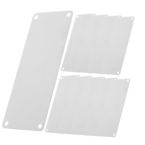 CHICAMPERA 10 Stück Blankoschilder mit Löchern für Diy Namensschilder Gravierbare Metallplaketten für Büro Zuhause und Kreative Projekte CHICAMPERA 10 Stück Blankoschilder mit Löchern für Diy Namensschilder Gravierbare Metallplaketten für Büro Zuhause und Kreative Projekte von CHICAMPERA