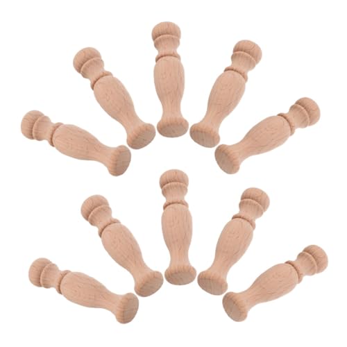 CHICAMPERA 10 Stück Unbearbeitete Handgeschnitzte Holz Säulenstützen DIY Römische Säulen für Möbel Baluster Dekorationsholz für Handwerksprojekte CHICAMPERA 10 Stück Unbearbeitete Handgeschnitzte Holz Säulenstützen DIY Römische Säulen für Möbel Baluster Dekorationsholz für Handwerksprojekte von CHICAMPERA