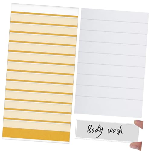 CHICAMPERA 100 Stück Selbstklebende Etikettenhalter für Körbe Transparente Label mit Beschreibbaren Papierstreifen für Supermärkte CHICAMPERA 100 Stück Selbstklebende Etikettenhalter für Körbe Transparente Label mit Beschreibbaren Papierstreifen für Supermärkte von CHICAMPERA