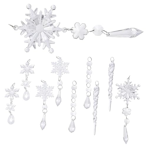 CHICAMPERA 10stücke Transparente Acryl Eiszapfen Hängedekoration Für Weihnachtsbaum Fenster Und Wände Stilvolle Weihnachtsbaumornamente Für Festliche Anlässe Und Dekorationen CHICAMPERA 10stücke Transparente Acryl Eiszapfen Hängedekoration Für Weihnachtsbaum Fenster Und Wände Stilvolle Weihnachtsbaumornamente Für Festliche Anlässe Und Dekorationen von CHICAMPERA