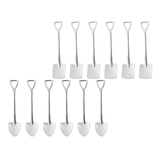 CHICAMPERA 12 Stück Teiliges Kreative Löffel mit Schaufelform Esslöffel für Wassermelonen und Desserts für Haushalte und Partys CHICAMPERA 12 Stück Teiliges Kreative Löffel mit Schaufelform Esslöffel für Wassermelonen und Desserts für Haushalte und Partys von CHICAMPERA