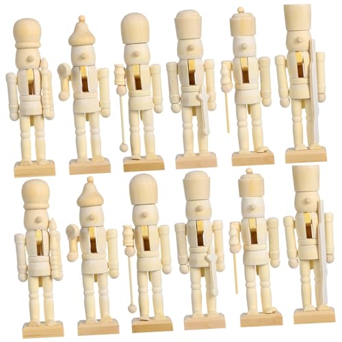 CHICAMPERA 12 Stück Unvollendete Holz Ornamente für DIY Weihnachtsdekoration Unlackierte Holzfiguren für Kreative Bastelprojekte für Weihnachten und Heimdekoration CHICAMPERA 12 Stück Unvollendete Holz Ornamente für DIY Weihnachtsdekoration Unlackierte Holzfiguren für Kreative Bastelprojekte für Weihnachten und Heimdekoration von CHICAMPERA