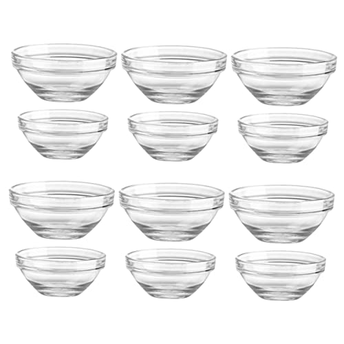 CHICAMPERA 12Stücke Transparente Ramekins Multifunktionale Servierschalen für Desserts Joghurt Snacks Hochwertige Glaskugeln Spülmaschinenfest CHICAMPERA 12Stücke Transparente Ramekins Multifunktionale Servierschalen für Desserts Joghurt Snacks Hochwertige Glaskugeln Spülmaschinenfest von CHICAMPERA